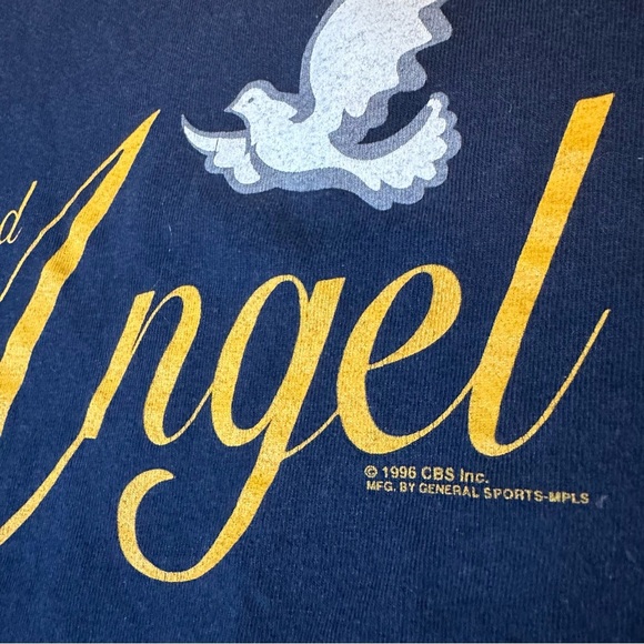 Vintage 90s Touched By An Angel T Shirt CBS TV Show 1996 - Picture 2 of 5